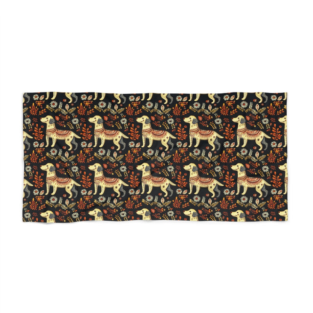 Folk Garden Labs Beach Towel