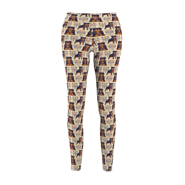 Folk Garden Rottweilers Leggings