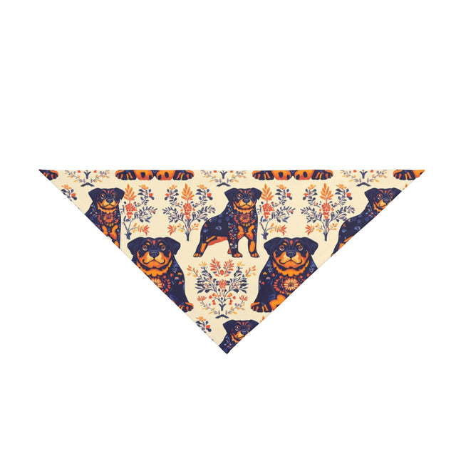 Folk Garden Rottweilers Pet Bandana
