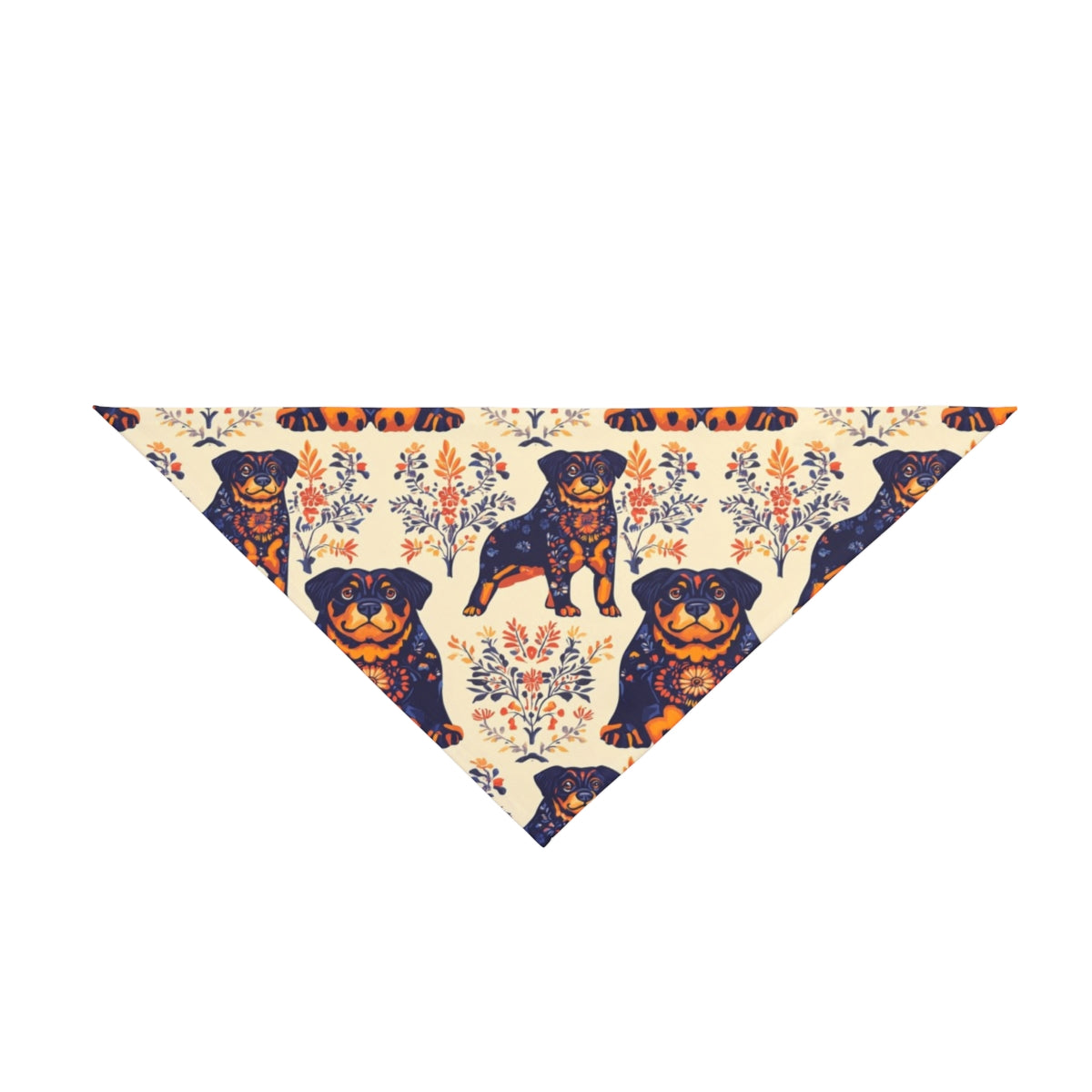Folk Garden Rottweilers Pet Bandana