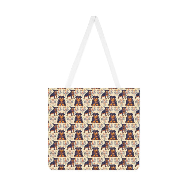 Folk Garden Rottweilers Tote Bag
