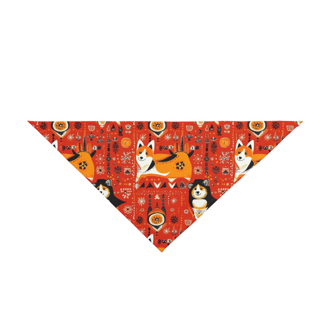 Folklore Festival Corgis Pet Bandana