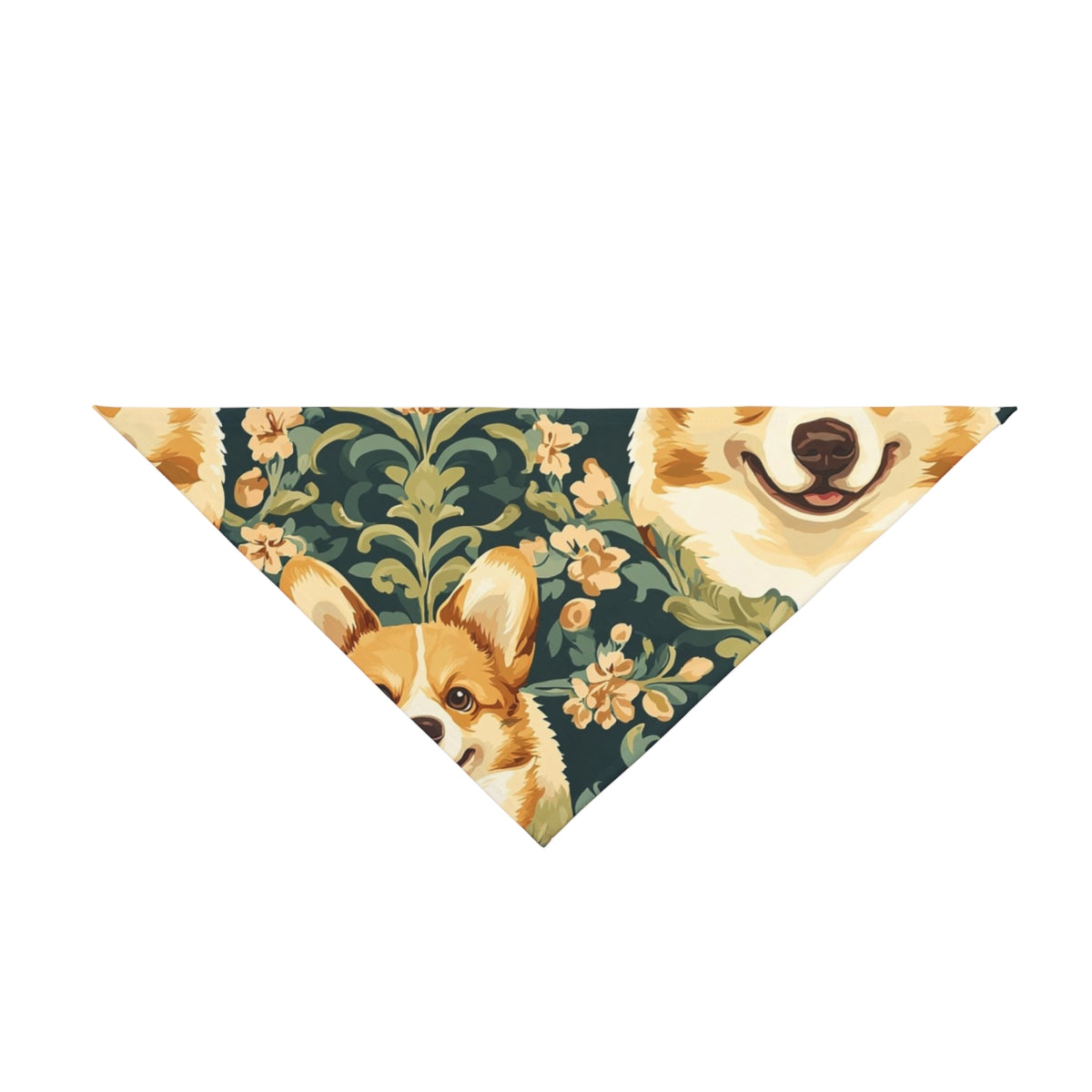 Forest Baroque Corgis Pet Bandana