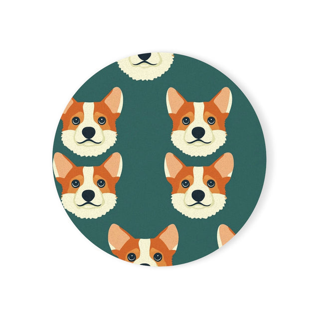Forest Friends Corgi Club Coasters