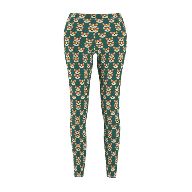 Forest Friends Corgi Club Leggings