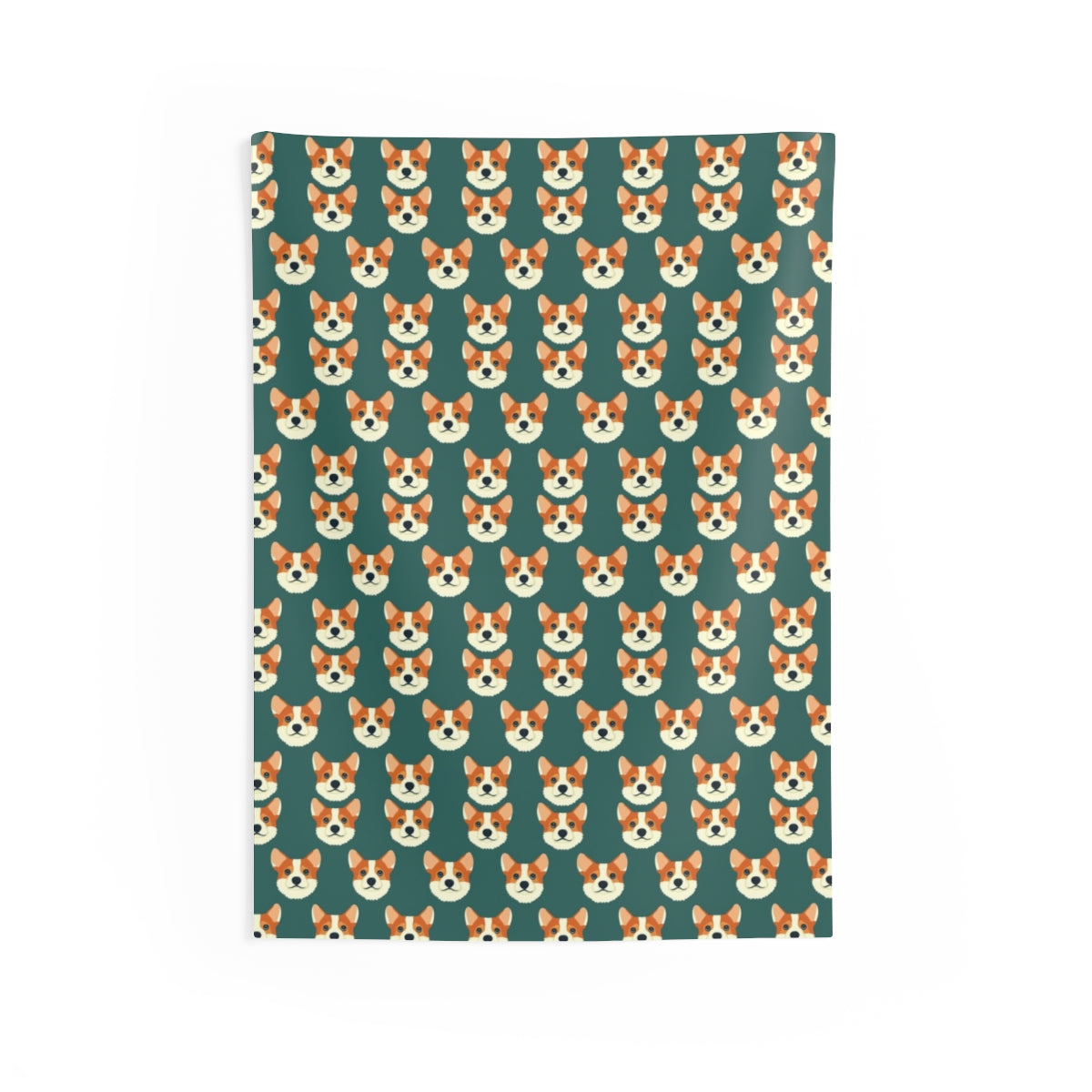 Forest Friends Corgi Club Wall Tapestry