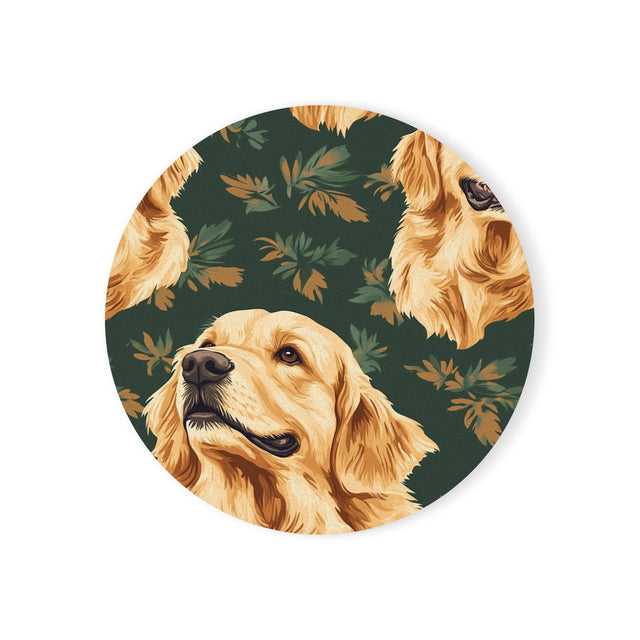 Forest Meadow Goldens Coasters