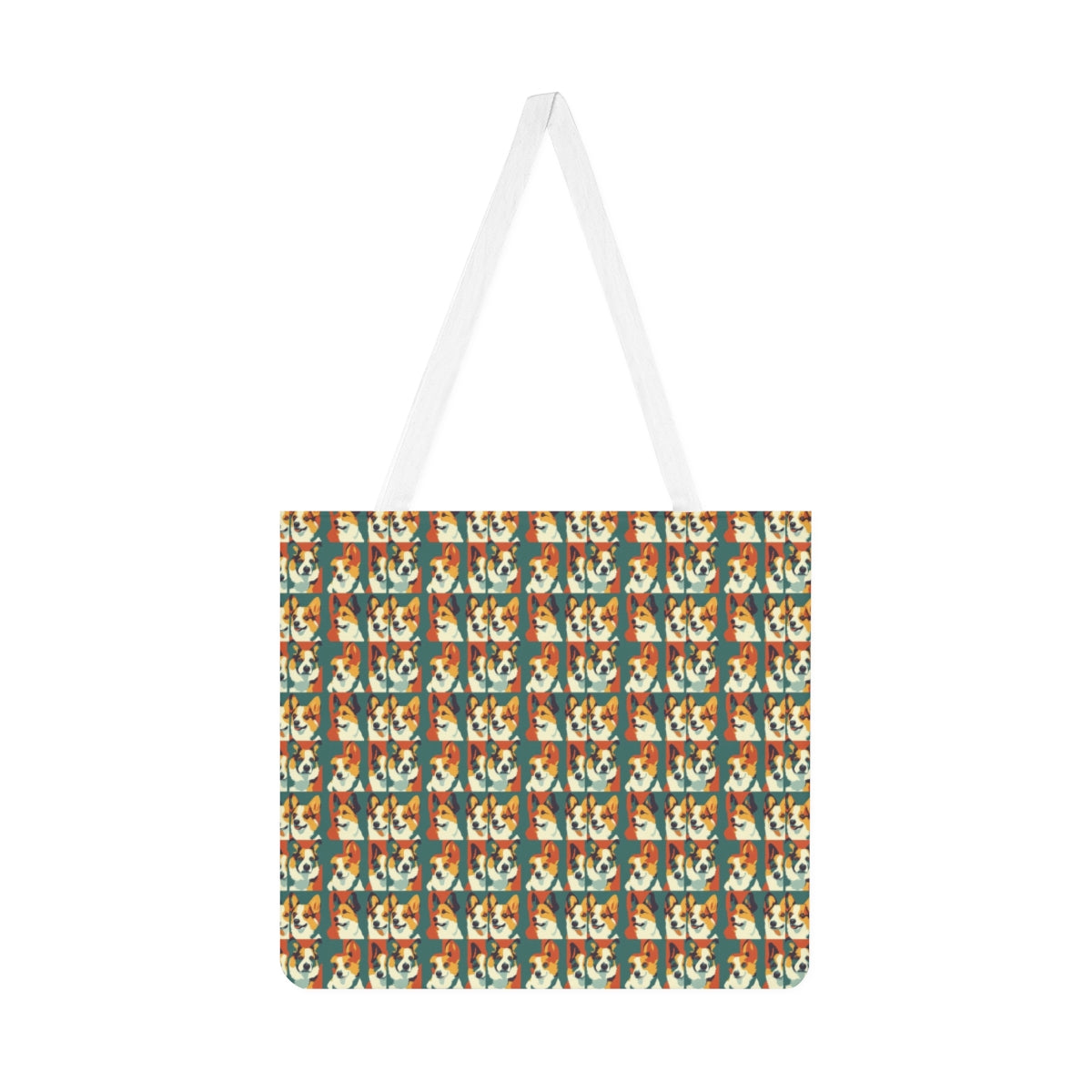 Forest Retro Corgis Tote Bag