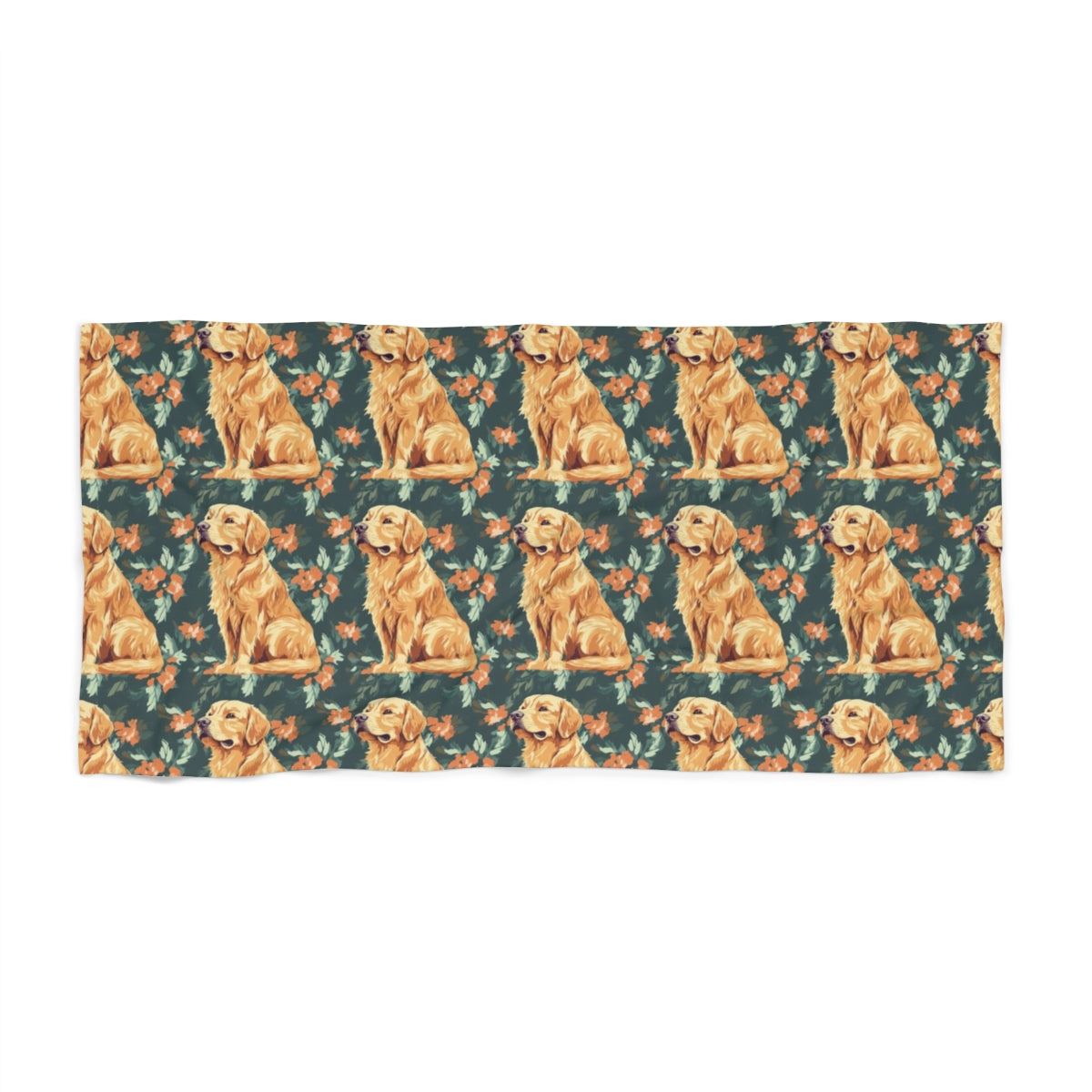 Garden Daydream Goldens Beach Towel