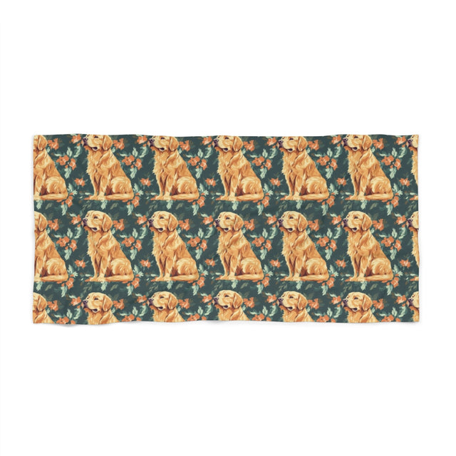 Garden Daydream Goldens Beach Towel