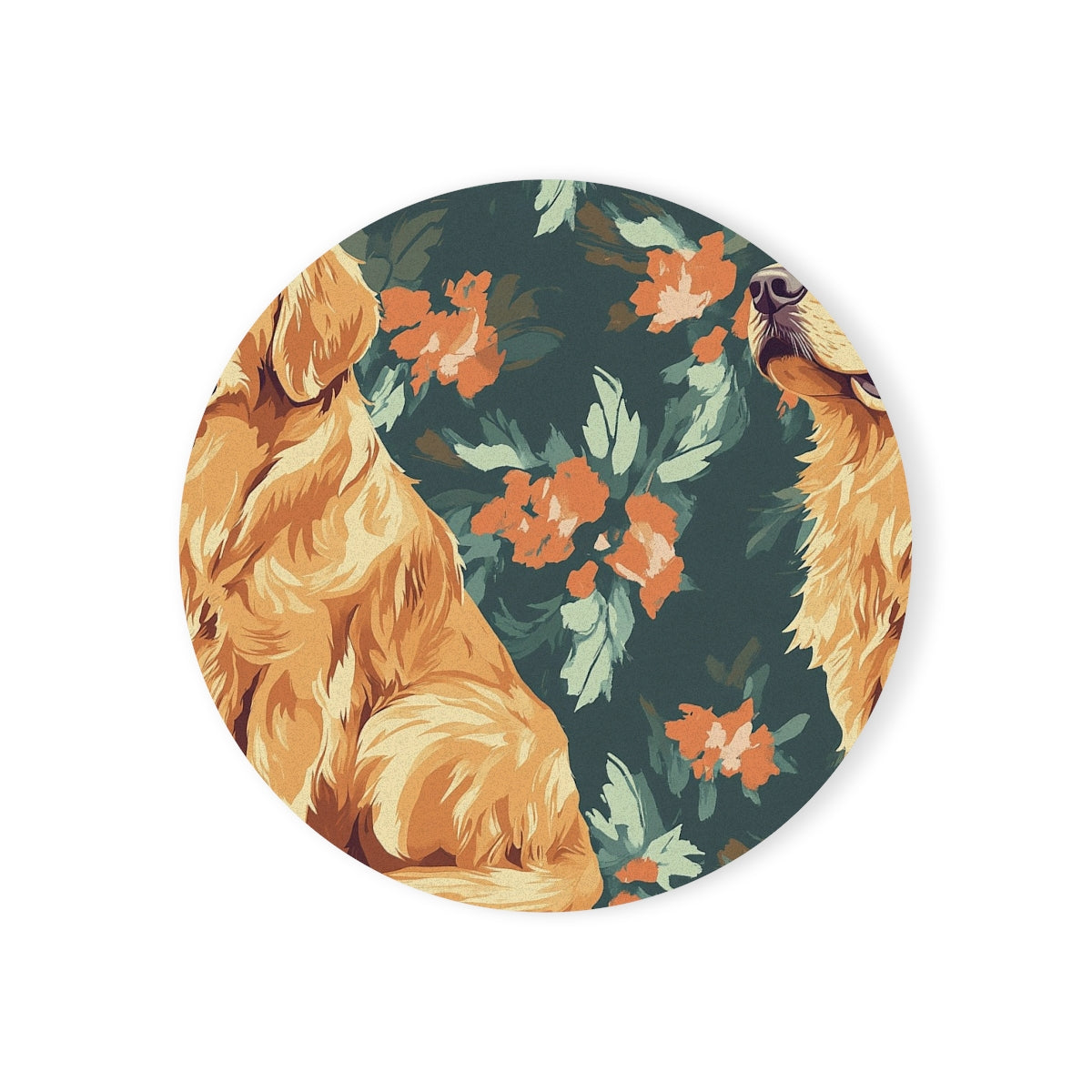 Garden Daydream Goldens Coasters