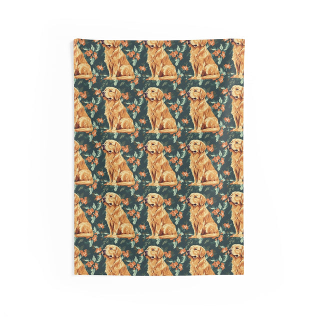 Garden Daydream Goldens Wall Tapestry