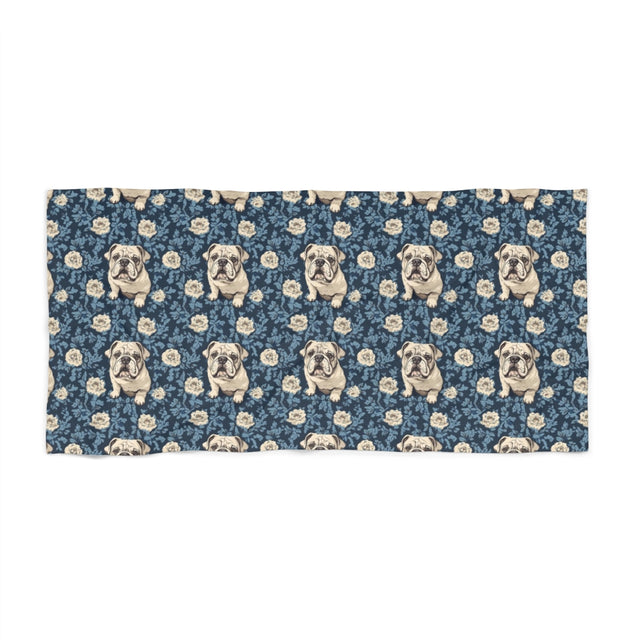 Garden Manor Bulldogs Beach Towel