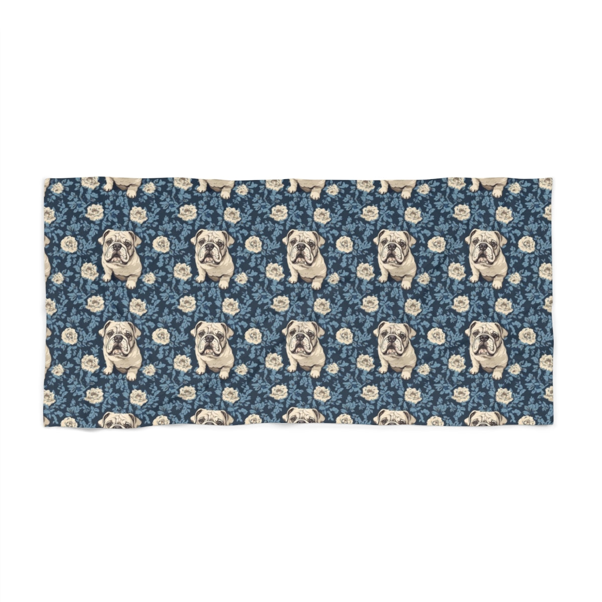 Garden Manor Bulldogs Beach Towel