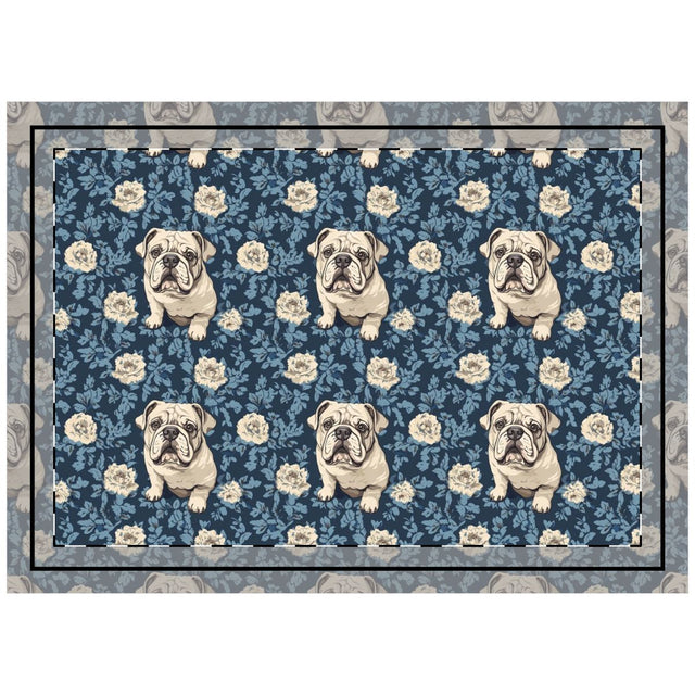 Garden Manor Bulldogs Throw Pillow