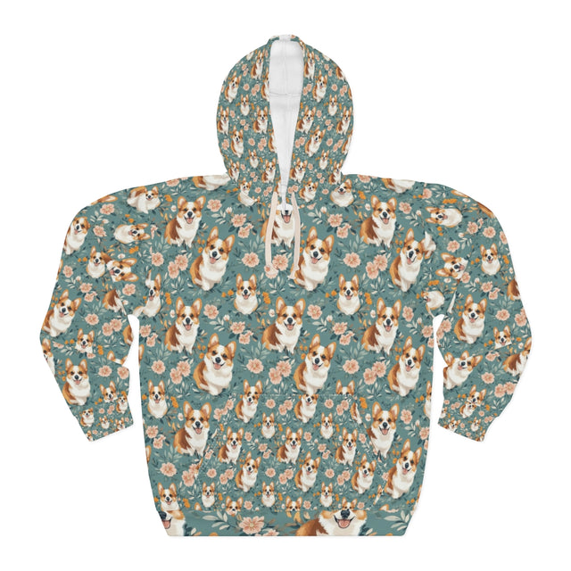 Garden Party Corgis Hoodie