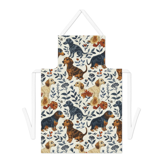 Garden Stroll Dachshunds Apron