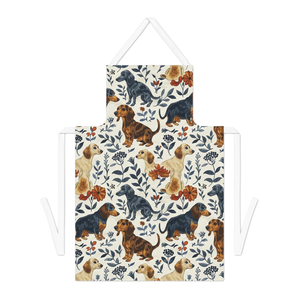 Garden Stroll Dachshunds Apron
