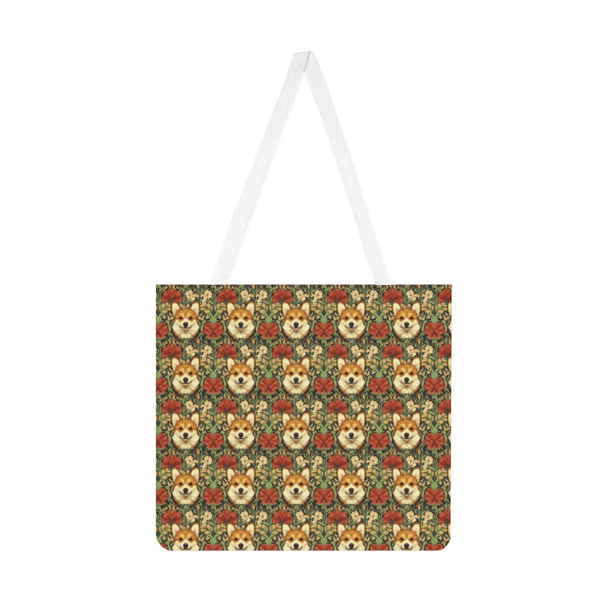 Garden Tapestry Corgis Tote Bag