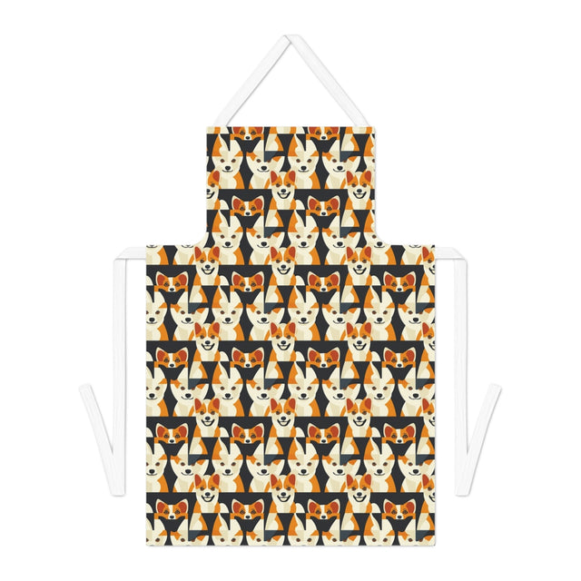 Geometric Corgi Brigade Apron