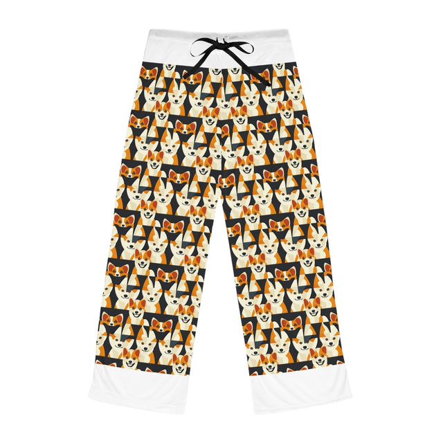 Geometric Corgi Brigade Pajama Pants