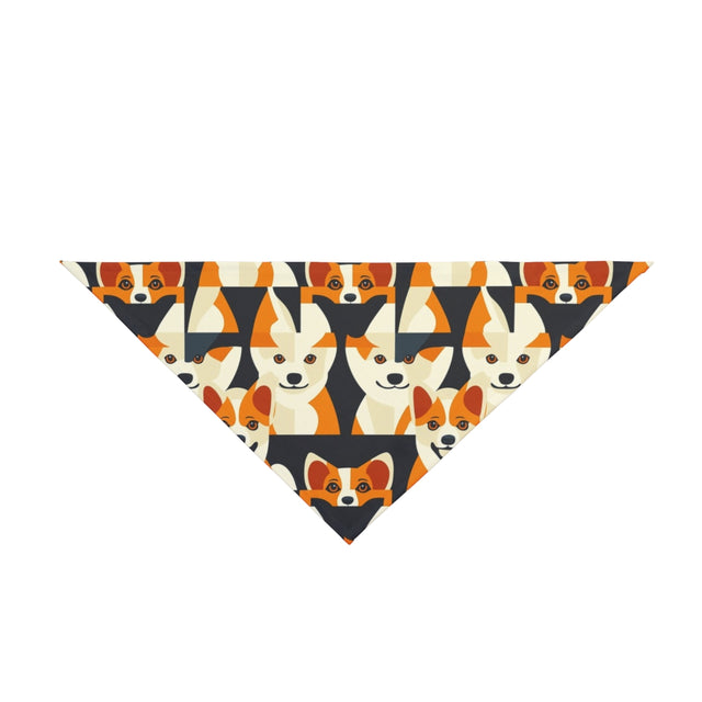 Geometric Corgi Brigade Pet Bandana