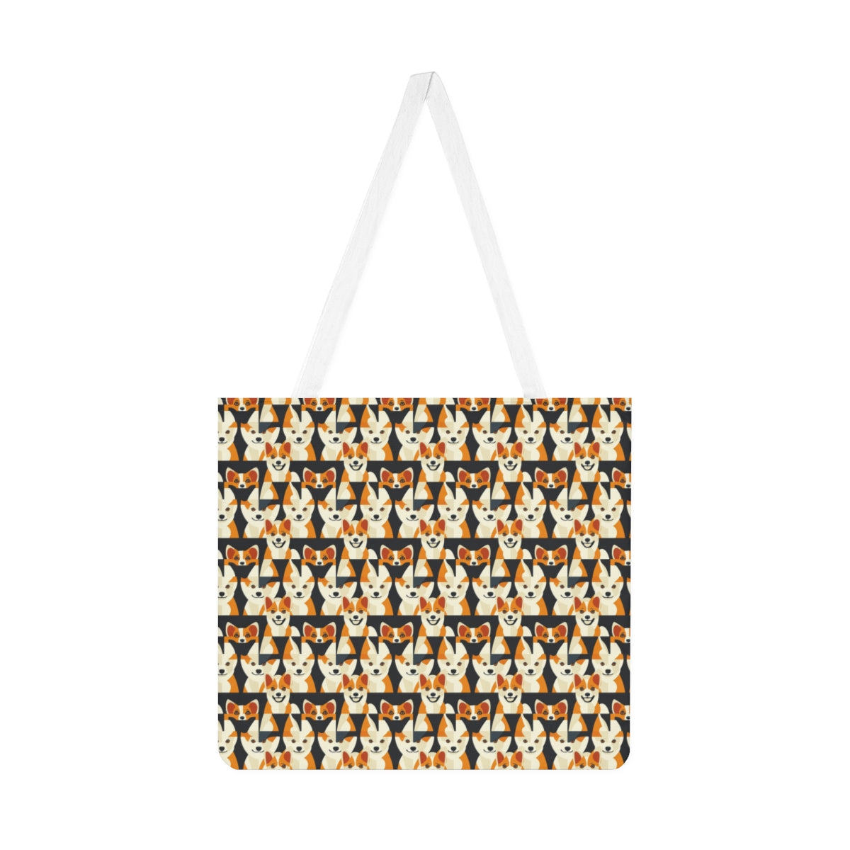 Geometric Corgi Brigade Tote Bag