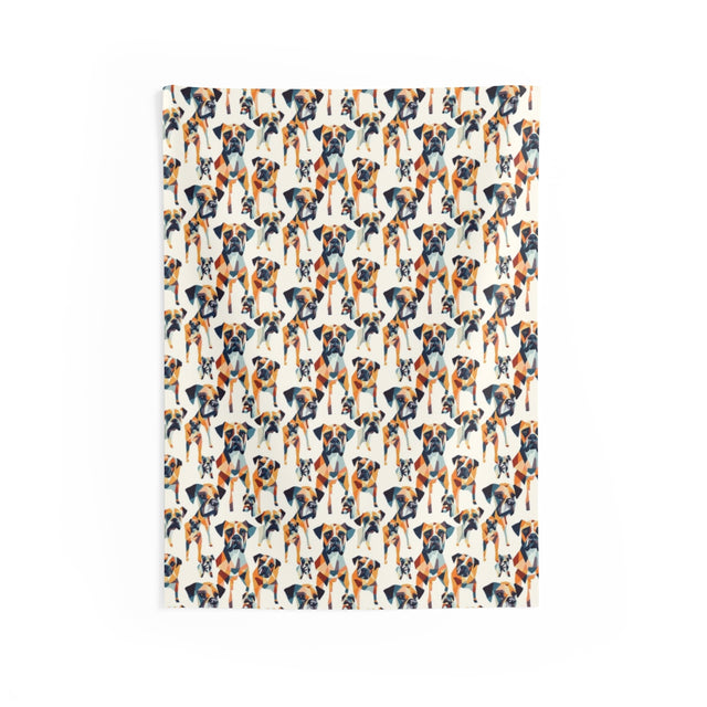 Geometric Kaleidoscope Boxers Wall Tapestry