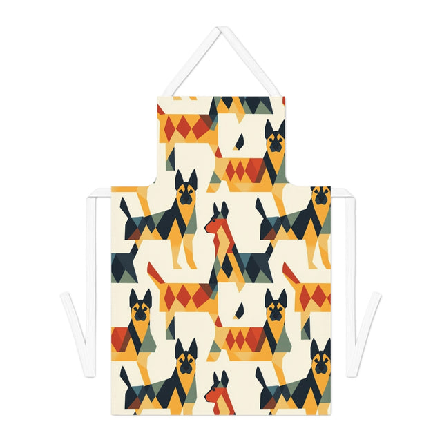 Geometric Shepherd Mosaic Apron