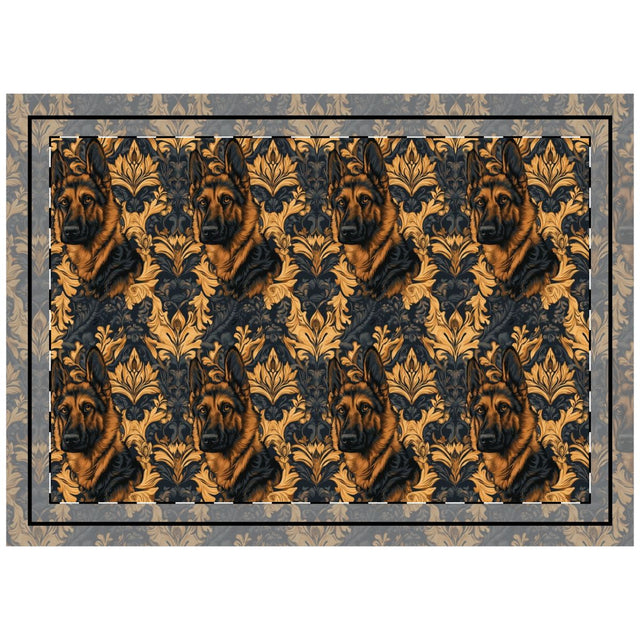 Gilded Baroque Shepherds Throw Pillow