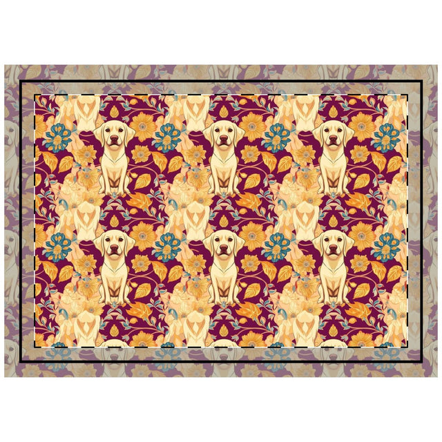 Gilded Garden Labs Throw Pillow