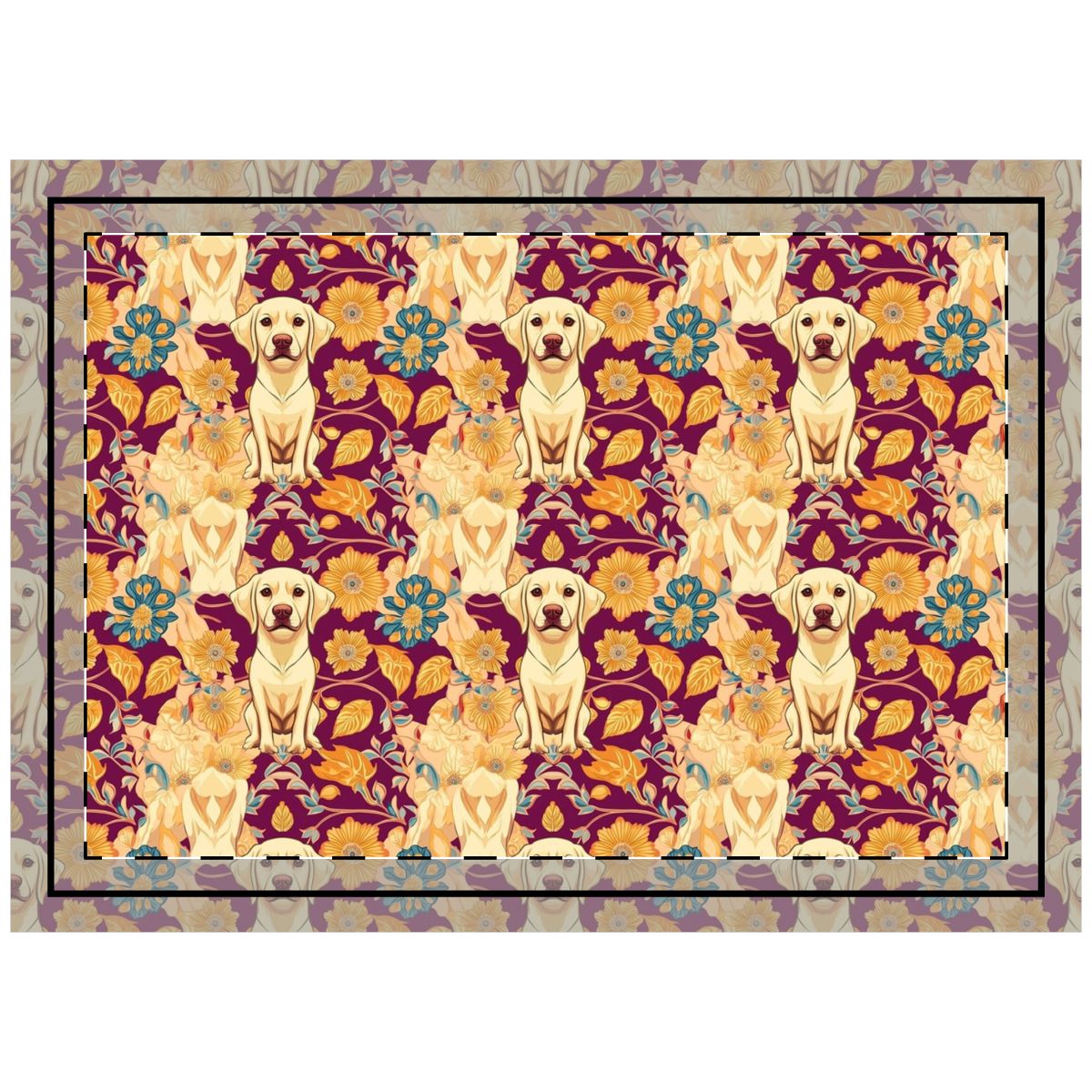 Gilded Garden Labs Throw Pillow
