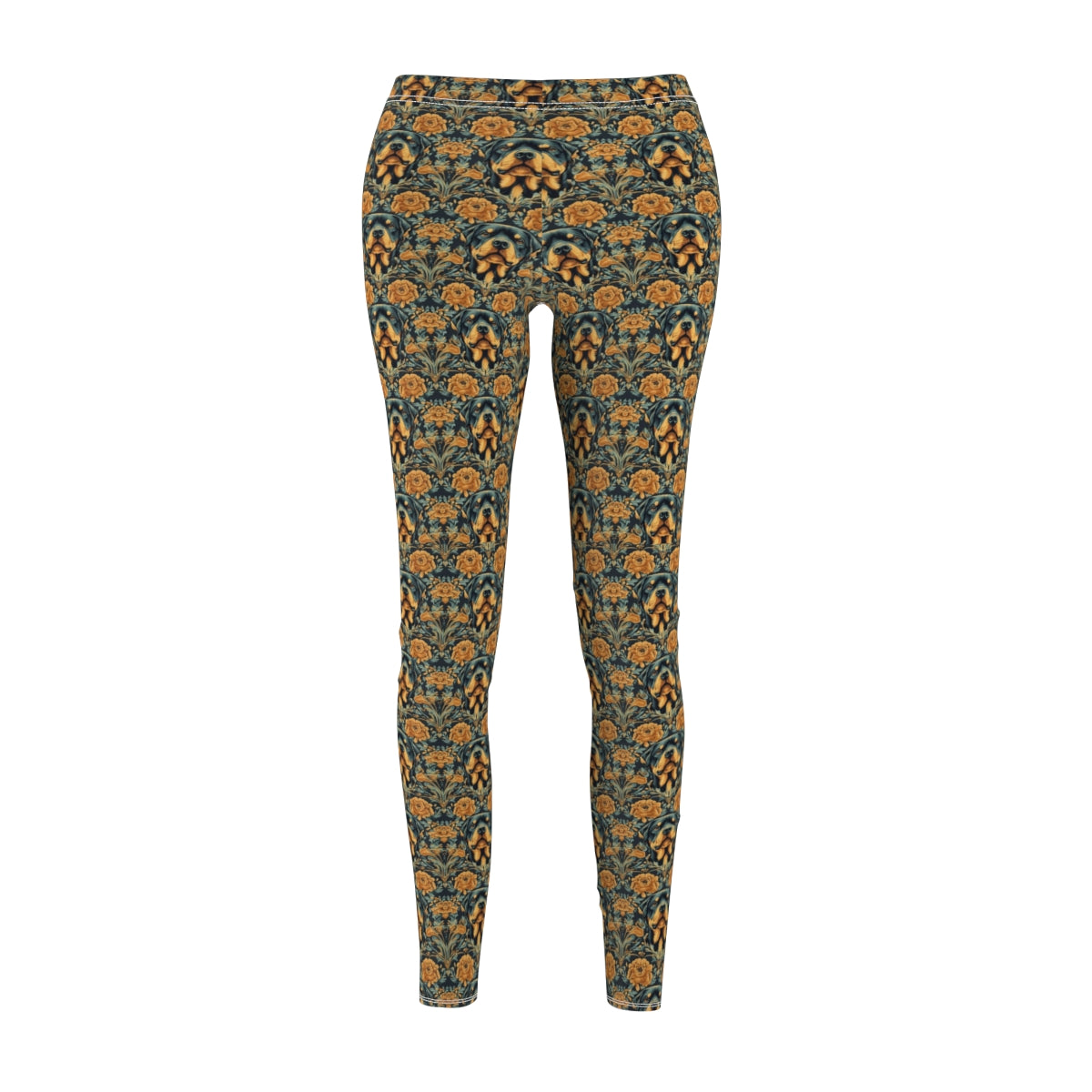 Gilded Garden Rottweiler Leggings