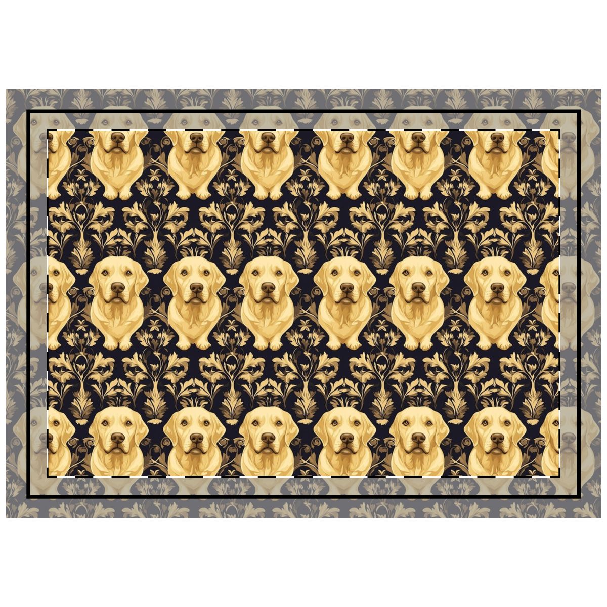 Gilded Manor Labs Throw Pillow