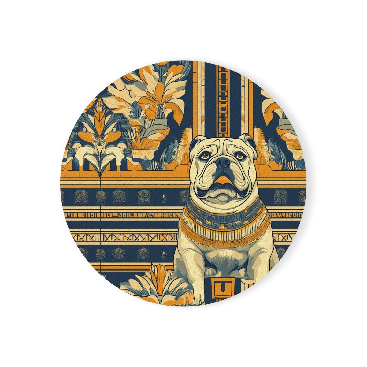 Gilded Pharaoh Bulldogs Coasters