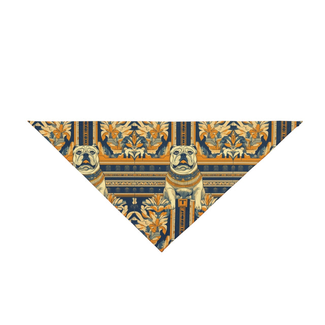 Gilded Pharaoh Bulldogs Pet Bandana