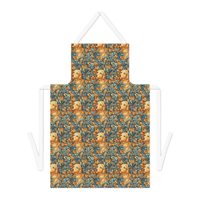 Golden Autumn Tapestry Apron