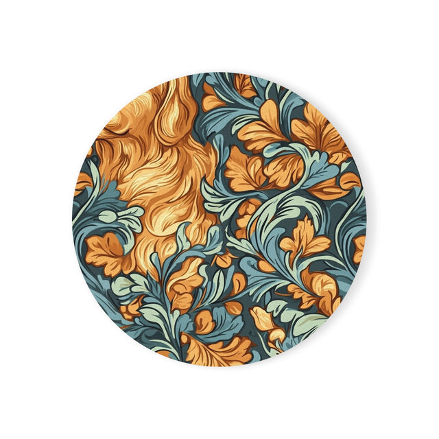 Golden Autumn Tapestry Coasters