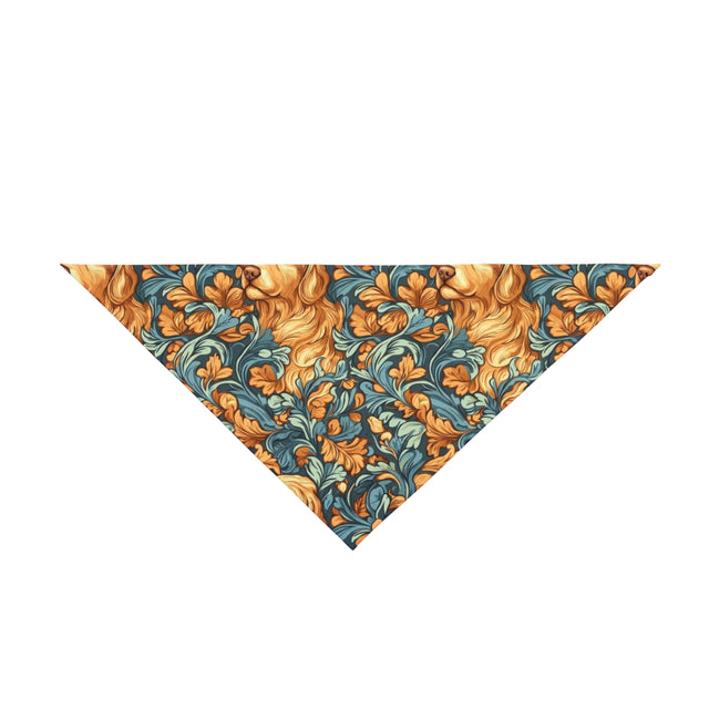 Golden Autumn Tapestry Pet Bandana
