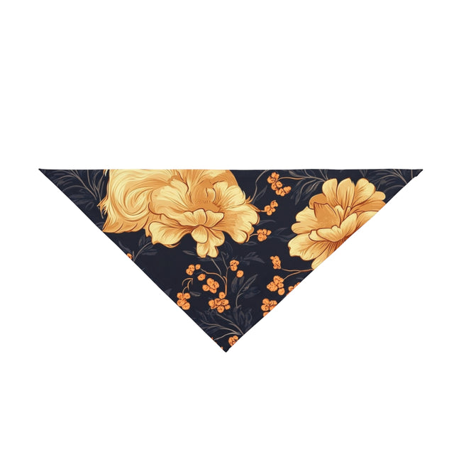Golden Bloom Reverie Pet Bandana