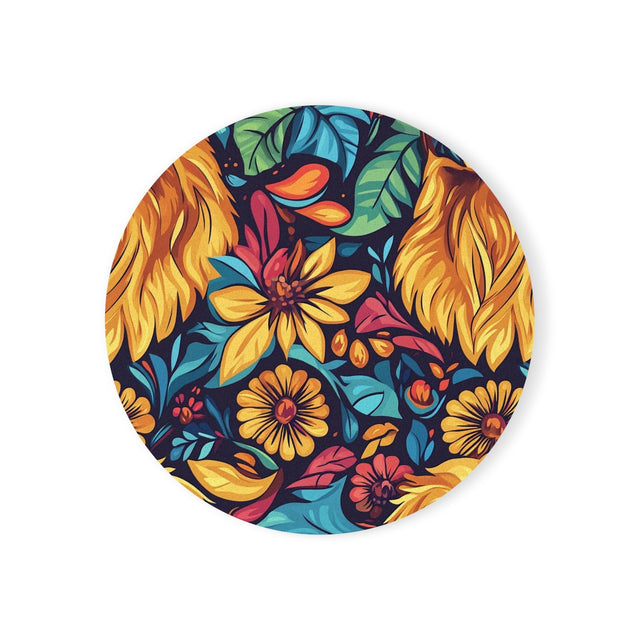Golden Blooms Paradise Coasters
