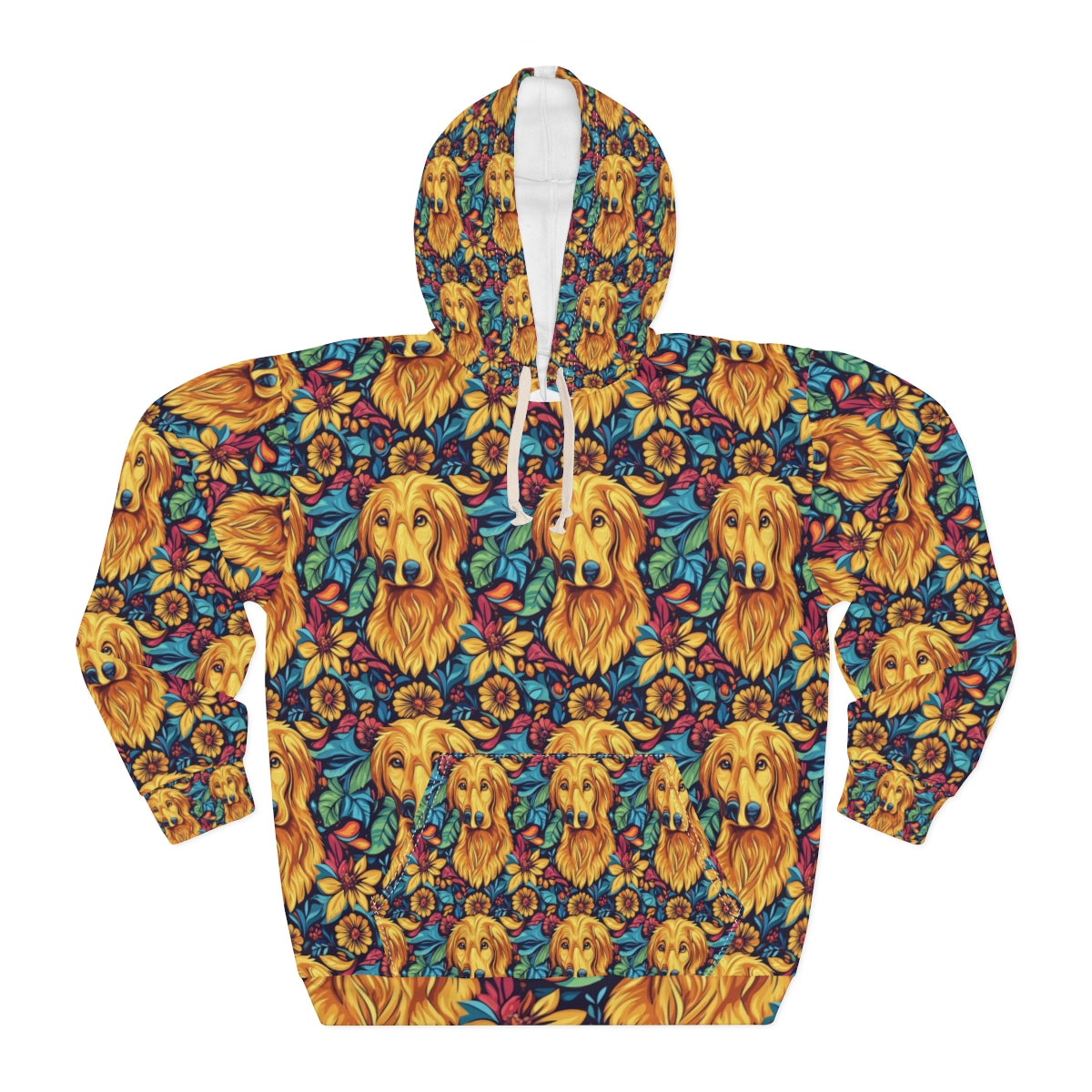 Golden Blooms Paradise Hoodie