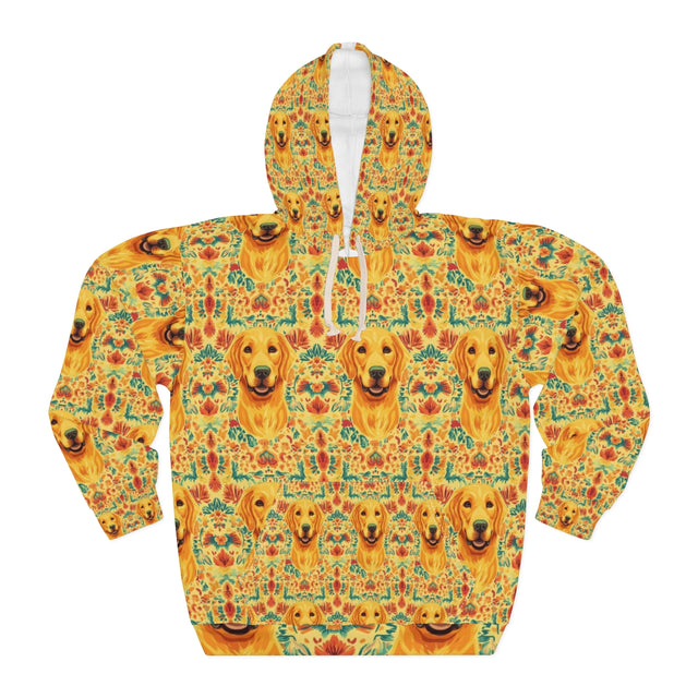 Golden Folklore Blooms Hoodie
