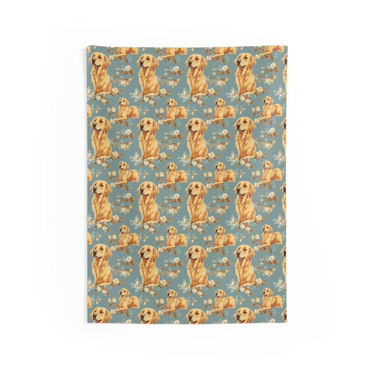 Golden Garden Reverie Wall Tapestry