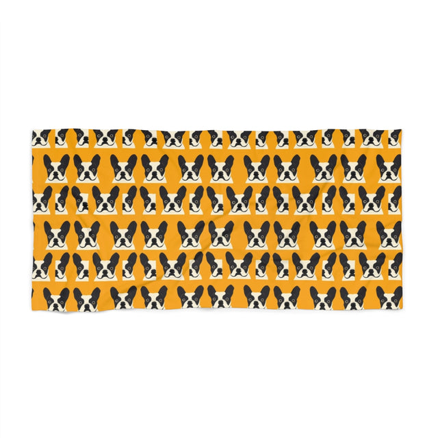 Golden Hour Frenchies Beach Towel