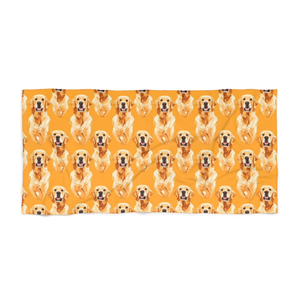 Golden Hour Retrievers Beach Towel