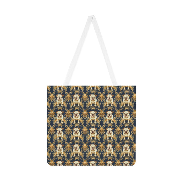 Golden Royal Bulldogs Tote Bag