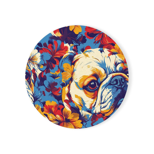 Hawaiian Holiday Bulldogs Coasters