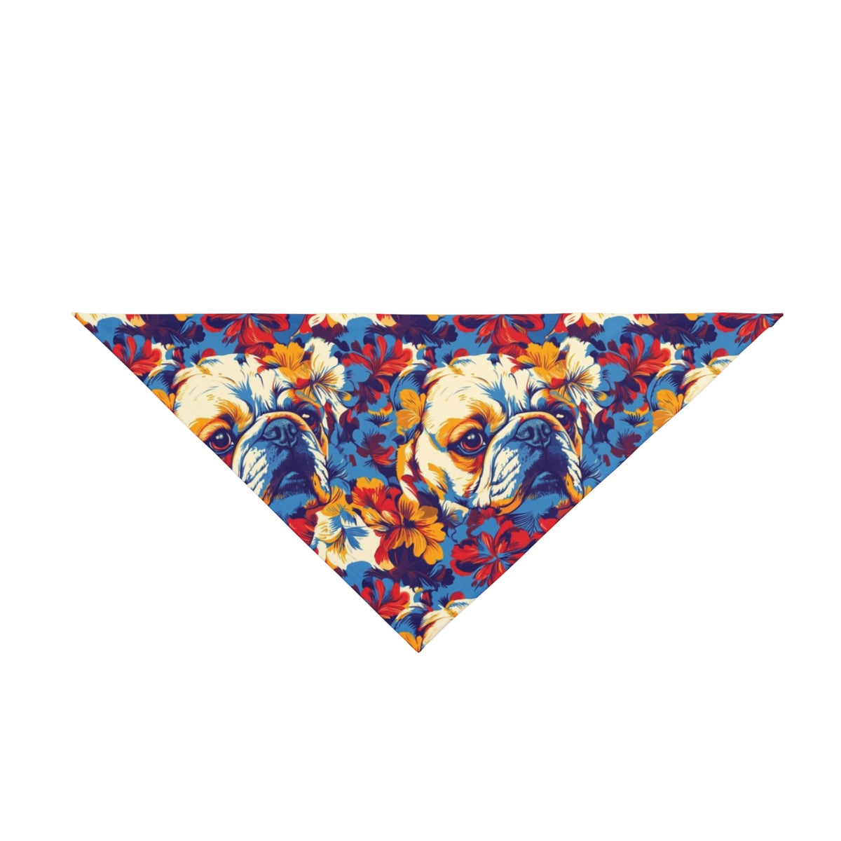 Hawaiian Holiday Bulldogs Pet Bandana