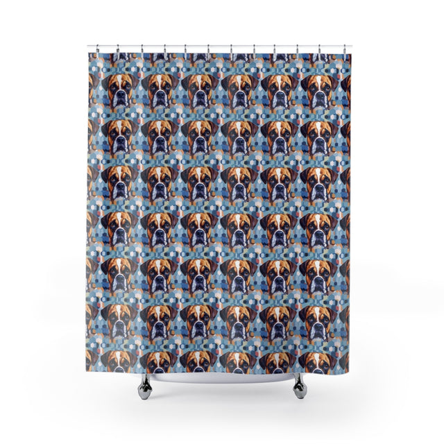 Hexagonal Reverie Boxers Shower Curtain